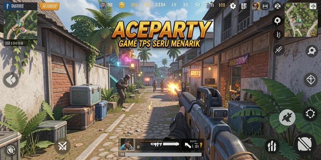 Tangkapan layar menunjukkan aksi seru di dalam game TPS.