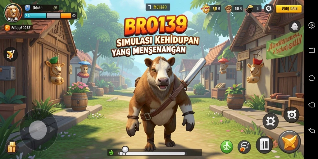 Gameplay menarik dari BRO138 dengan berbagai aktivitas simulasi.