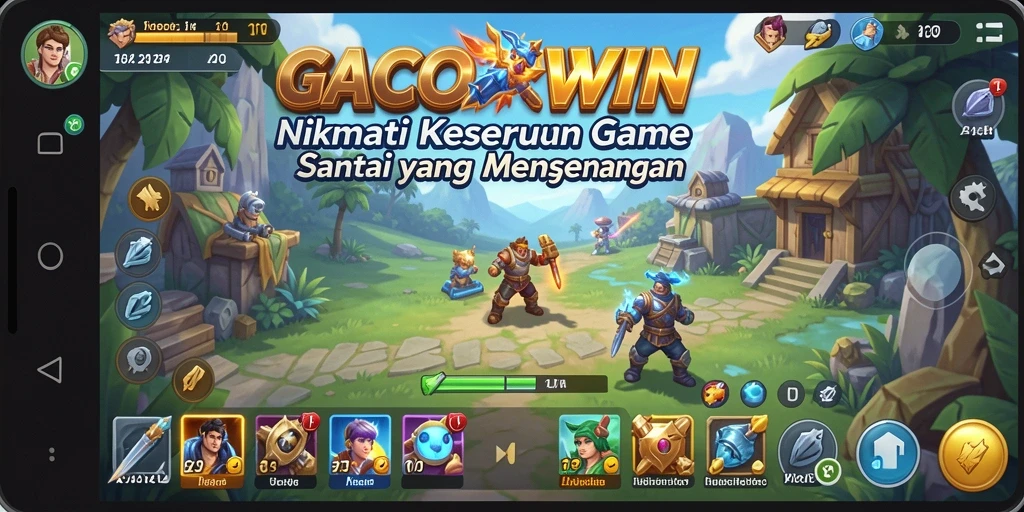 Tampilan menarik dari gameplay GACORWIN yang seru dan menghibur.