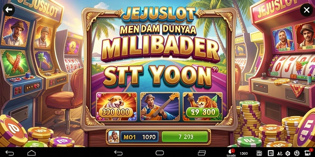 Tampilan menawan dari gameplay seru dalam JEJUSLOT.
