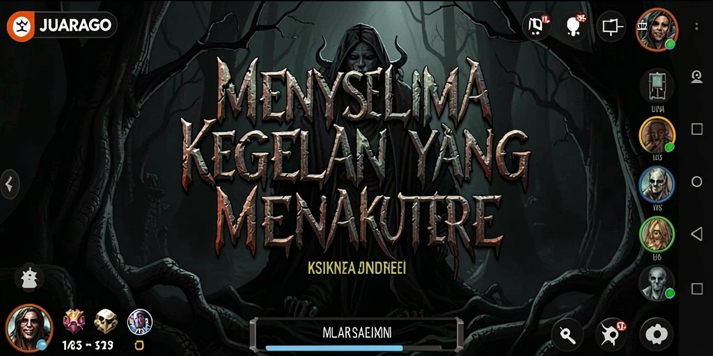 Screenshot gameplay JUARAGO yang intens dan menakutkan.
