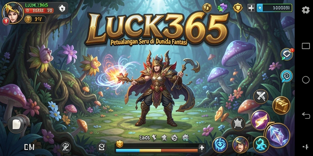 Tangkapan layar gameplay LUCK365 menunjukkan karakter beraksi dalam petualangan yang mendebarkan.