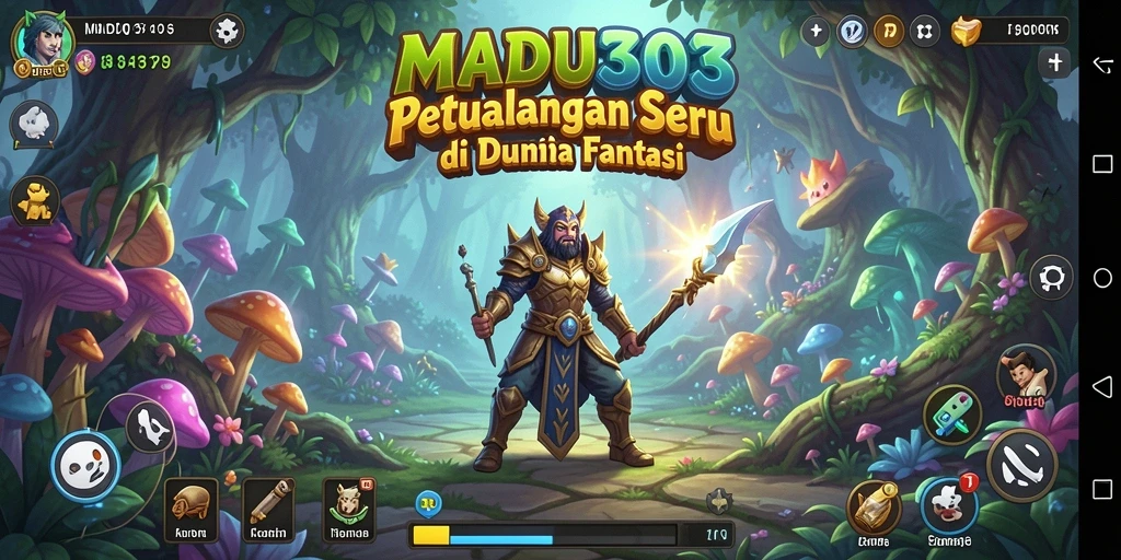 Screenshot gameplay MADU303 yang menunjukkan aksi petualangan seru.