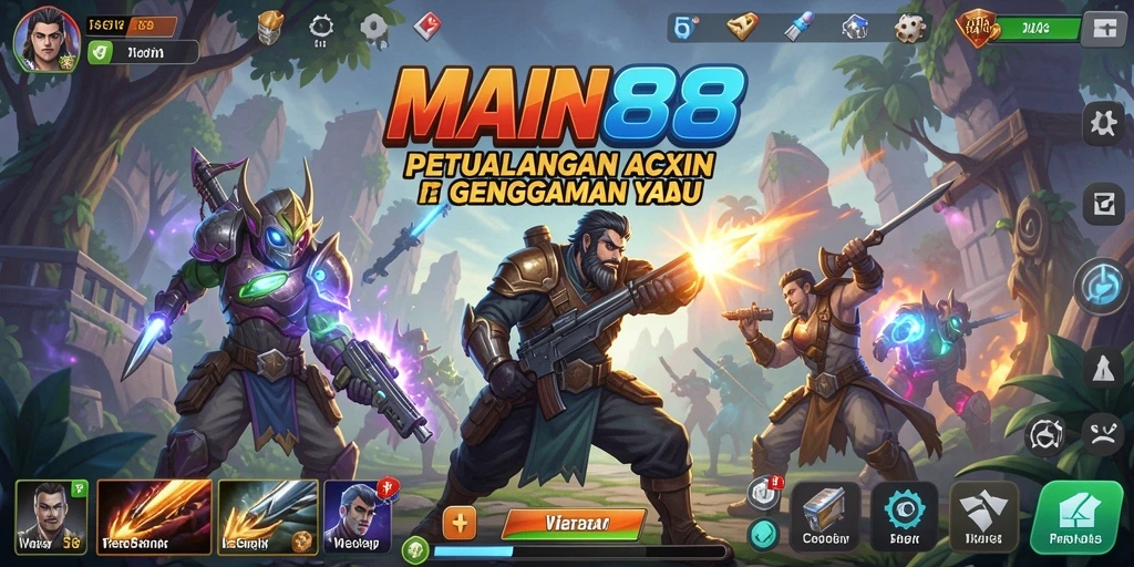 Tampilan gameplay MAIN88 yang mendebarkan dan penuh aksi.