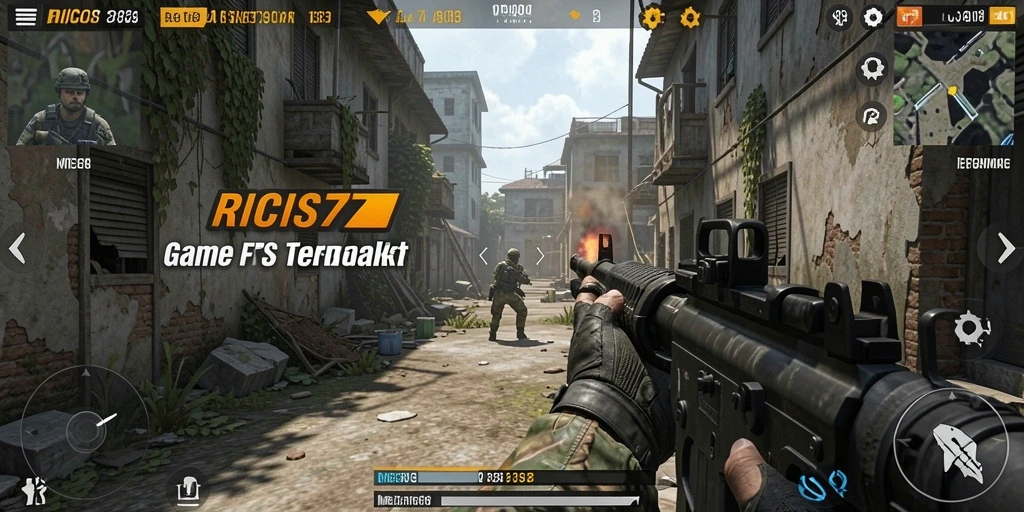 Tampilan gameplay RICIS77 yang mendebarkan dan penuh aksi.