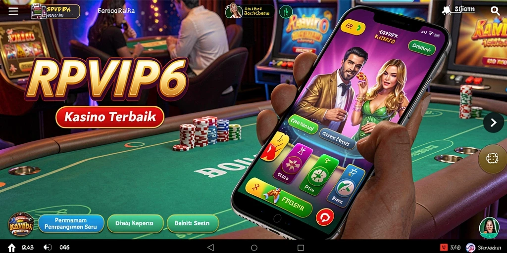 Screenshot utama RPVIP6 menampilkan gameplay menarik dari permainan Kasino.