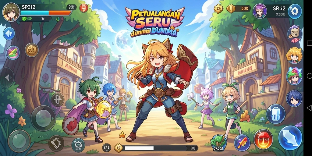 Tampilan menarik dari gameplay SP212 yang memukau.